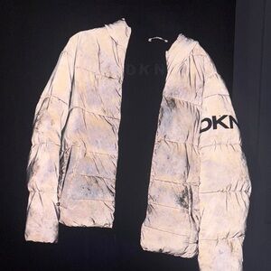 DKNY reflective puffer jacket